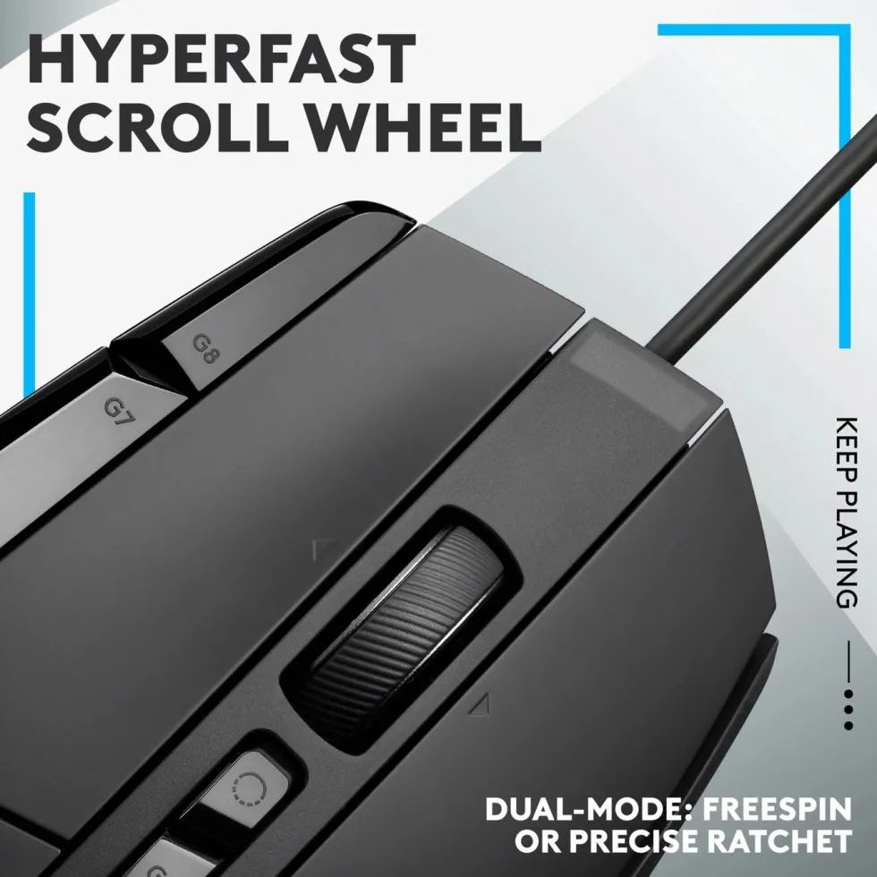 Logitech G 502 X Kablet gamingmus Svart