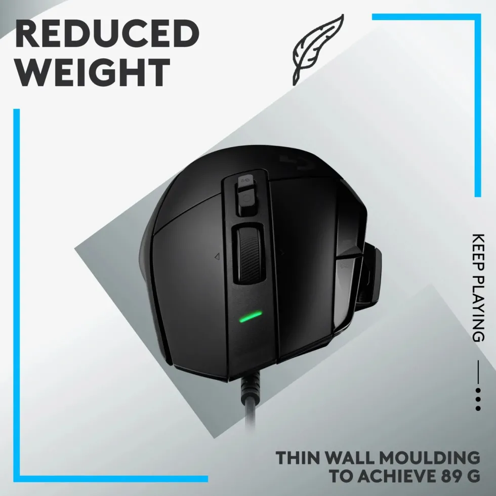 Logitech G 502 X Kablet gamingmus Svart