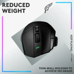 Logitech G 502 X Lightspeed Trådløs gamingmus Svart