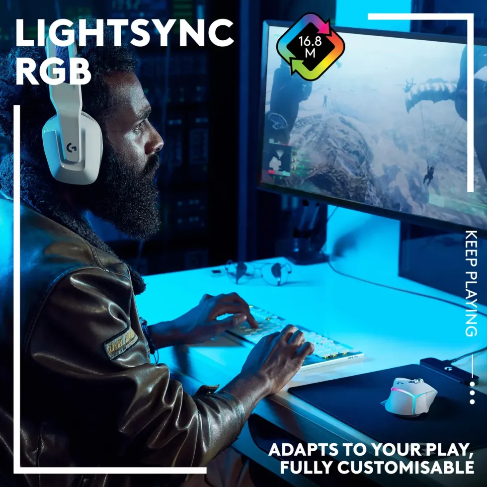 Logitech G 502 X Plus Trådløs gamingmus Svart