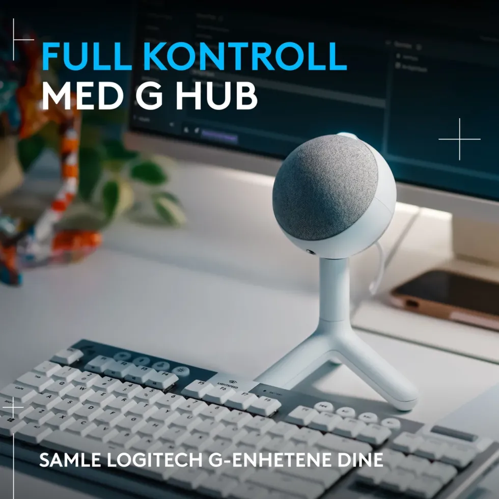 Logitech G Yeti Orb Hvit
