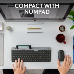 Logitech K580 Slim Trådløst tastatur