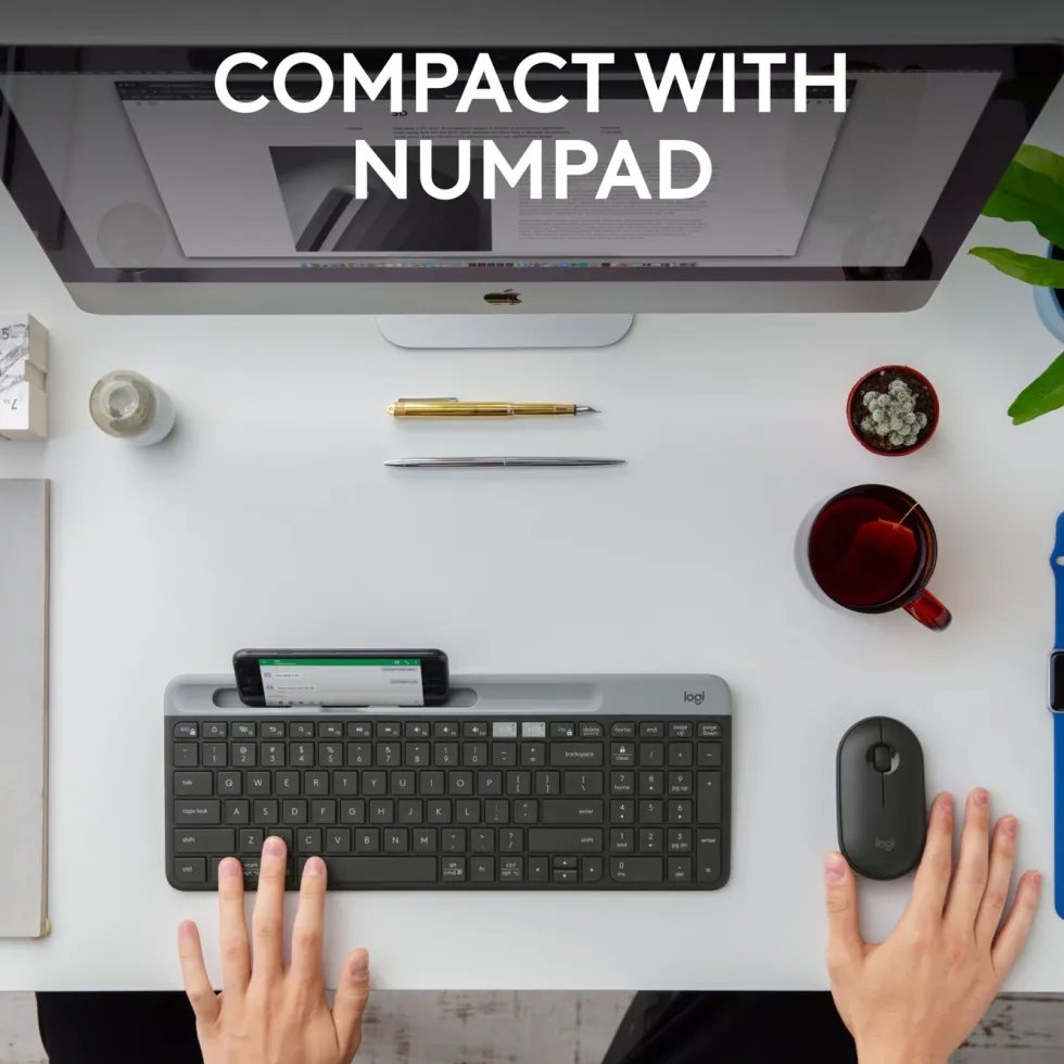 Logitech K580 Slim Trådløst tastatur