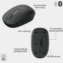 Logitech MK250 Trådløst tastatur med mus