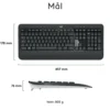 Logitech MK540 Trådløst tastatur og mus