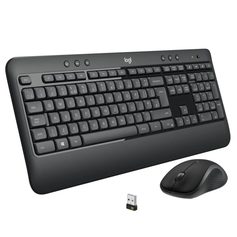 Logitech MK540 Trådløst tastatur og mus