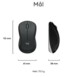 Logitech MK540 Trådløst tastatur og mus