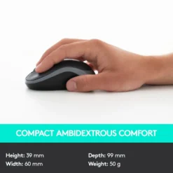 Logitech MK330 trådløst tastatur og mus