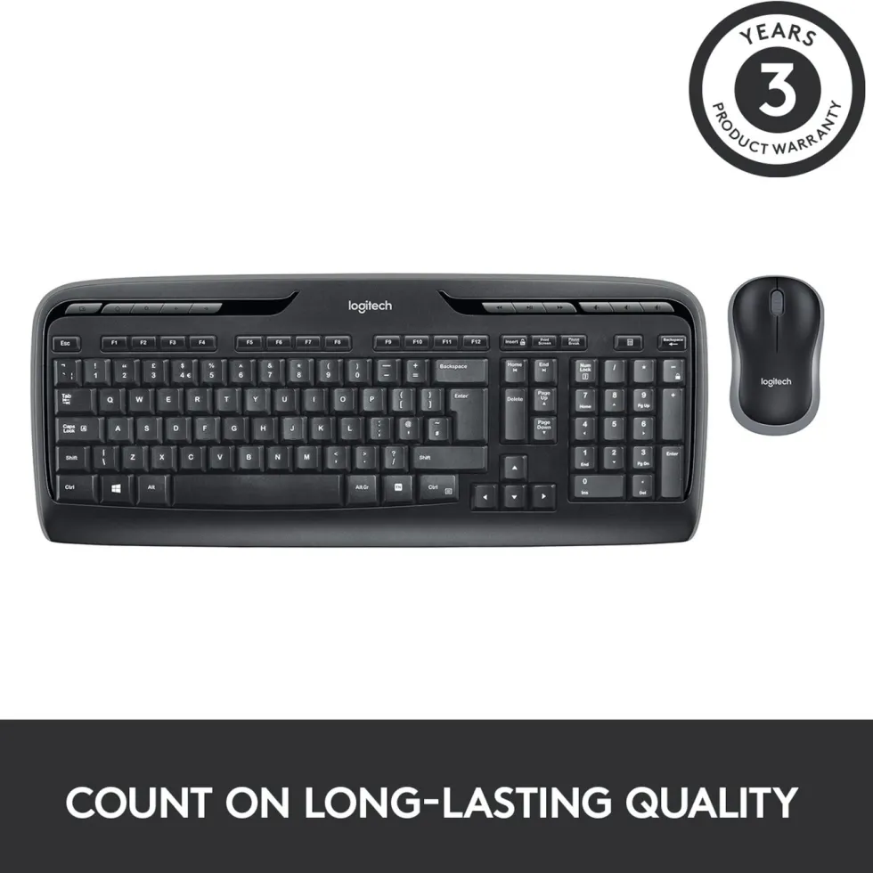 Logitech MK330 trådløst tastatur og mus