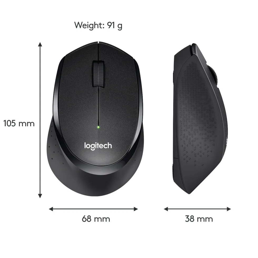 Logitech M330 Silent Stille trådløs mus