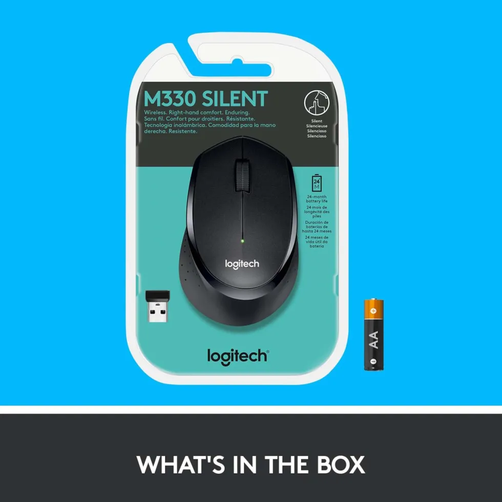 Logitech M330 Silent Stille trådløs mus
