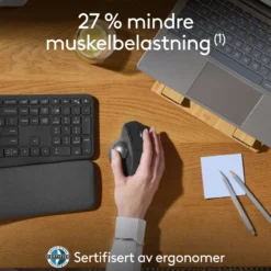 Logitech MX Ergo S Ergonomisk mus med styrekule