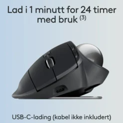 Logitech MX Ergo S Ergonomisk mus med styrekule