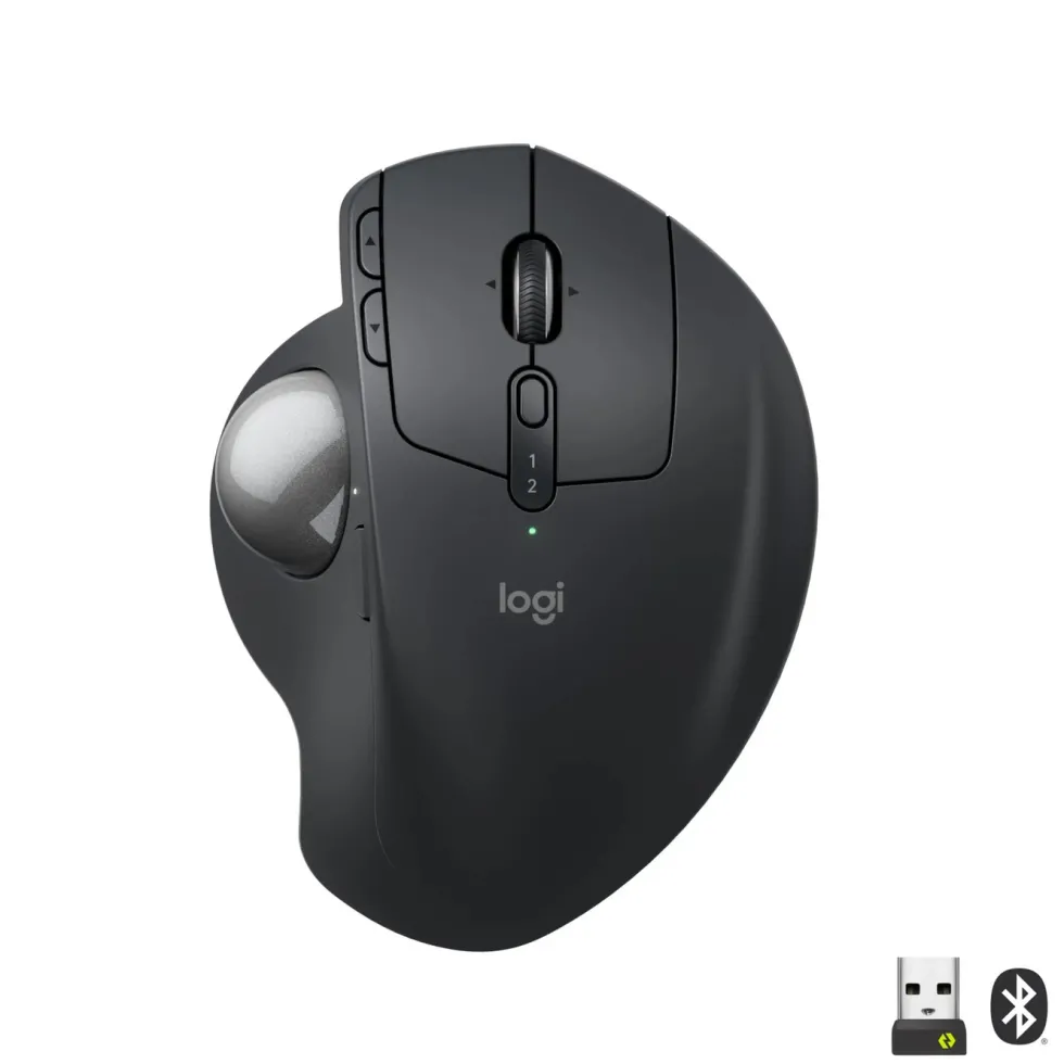 Logitech MX Ergo S Ergonomisk mus med styrekule