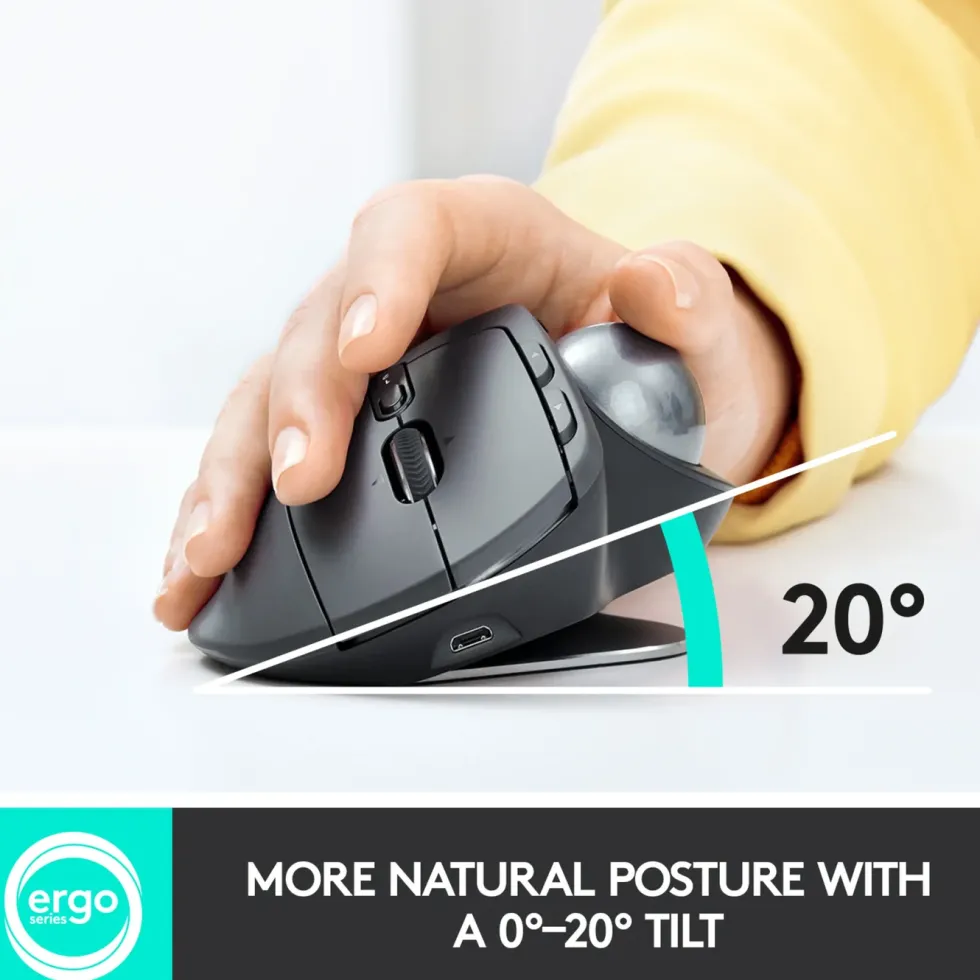 Logitech MX Ergo Trådløs styrekule