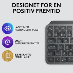 Logitech MX Keys Mini Trådløst tastatur Grå