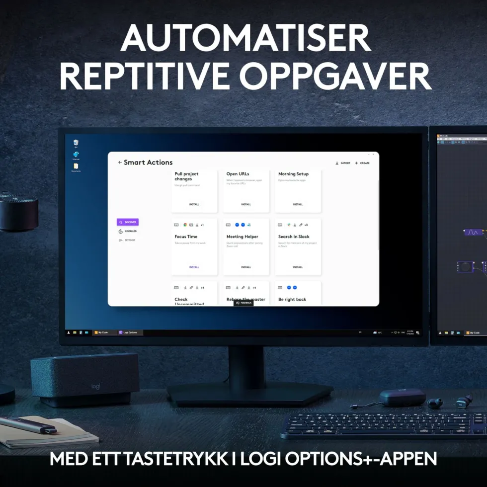 Logitech MX Keys S COMBO Trådløst tastatur og Mus