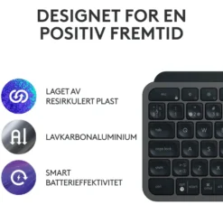 Logitech MX Keys S COMBO Trådløst tastatur og Mus