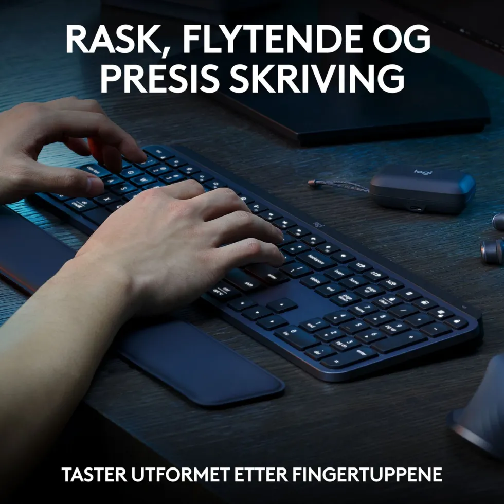 Logitech MX Keys S COMBO Trådløst tastatur og Mus