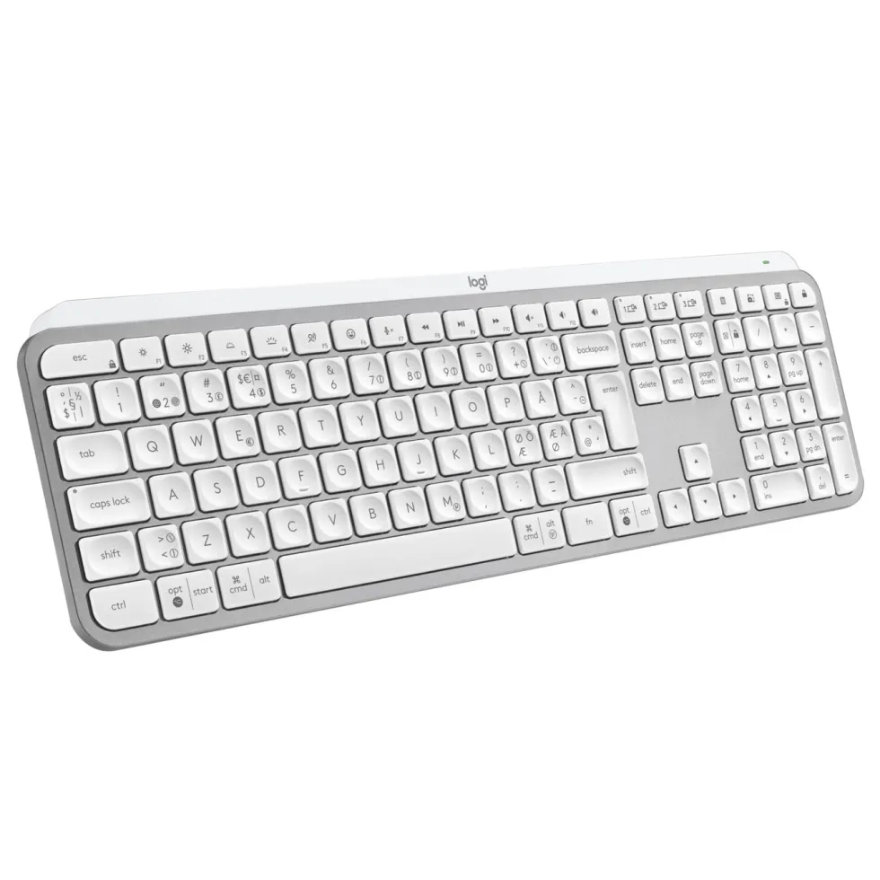 Logitech MX Keys S Trådløst tastatur Pale Grey