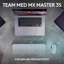 Logitech MX Keys S Trådløst tastatur Pale Grey