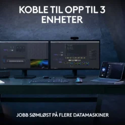 Logitech MX Keys S Trådløst tastatur Pale Grey