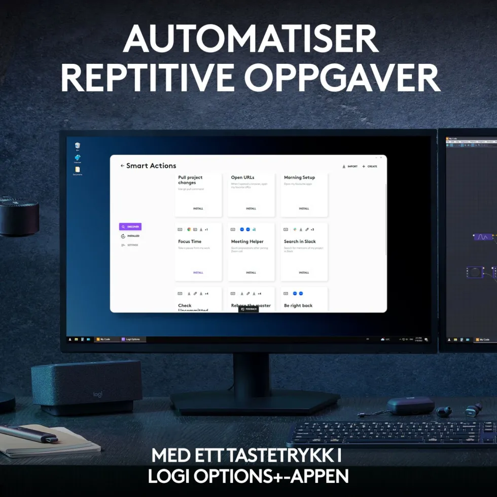 Logitech MX Keys S Trådløst tastatur Pale Grey
