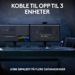 Logitech MX Keys S Trådløst tastatur Graphite