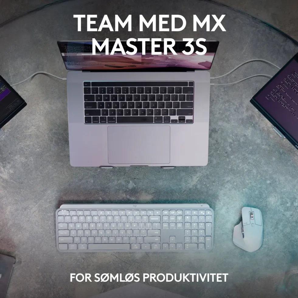 Logitech MX Keys S Trådløst tastatur Graphite