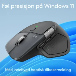 Logitech MX Master 4 Trådløs ergonomisk mus Graphite