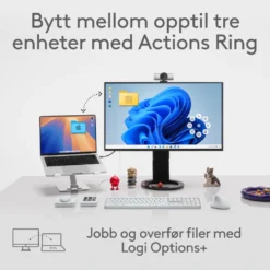 Logitech MX Master 4 Trådløs ergonomisk mus Graphite