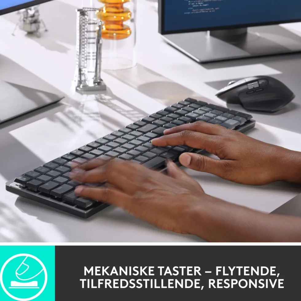 Logitech Mx Mechanical Mekanisk tastatur Brown Tactile Quiet