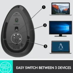 Logitech MX Vertical Trådløs datamus