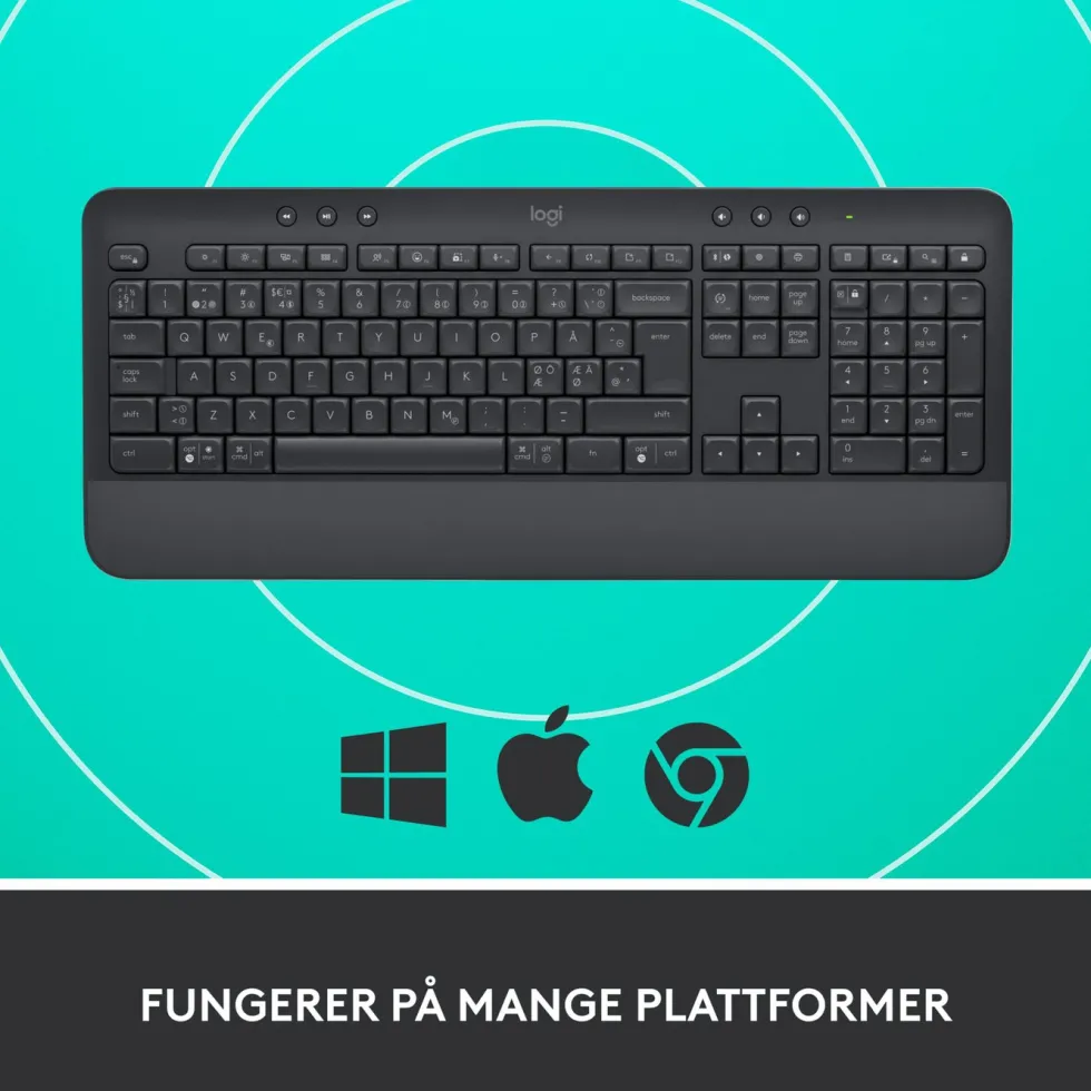 Logitech Signature K650 Trådløst tastatur Graphite