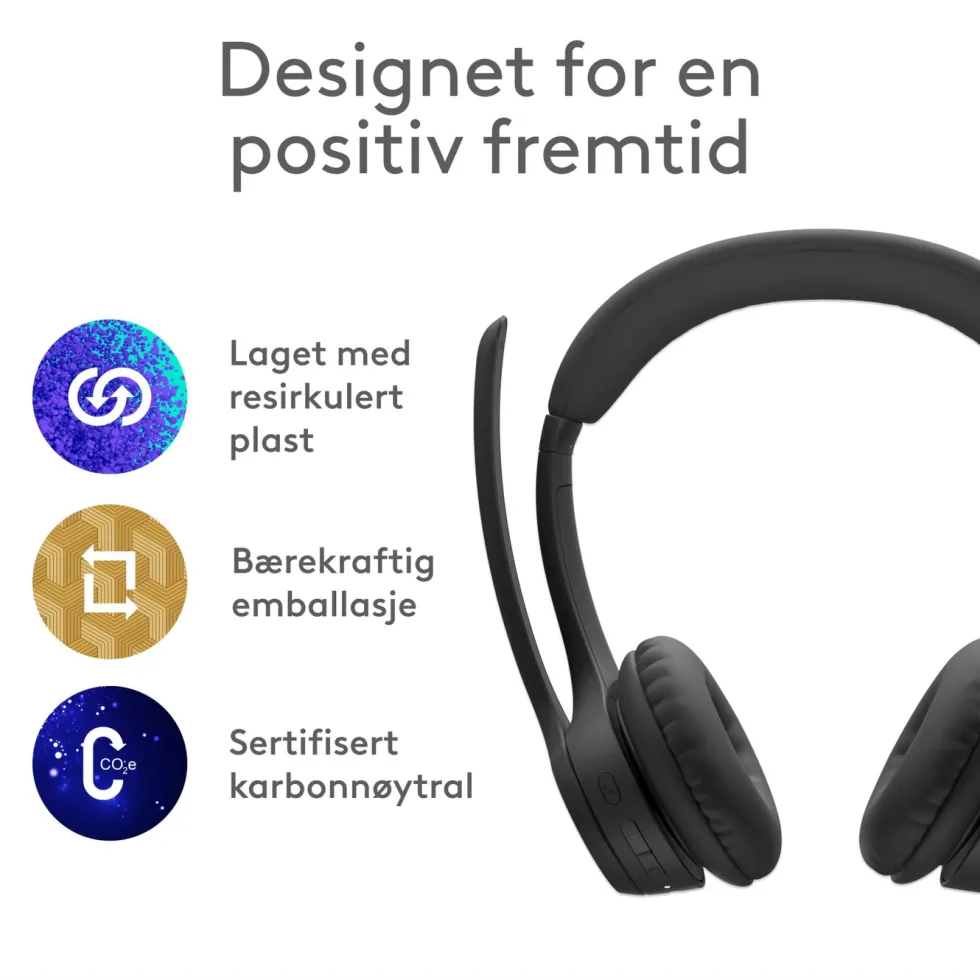 Logitech Zone 300 Trådløst headset Graphite