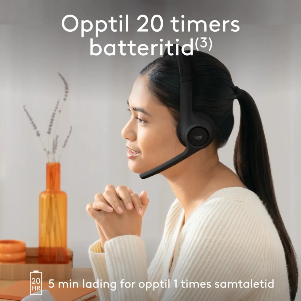 Logitech Zone 300 Trådløst headset Graphite