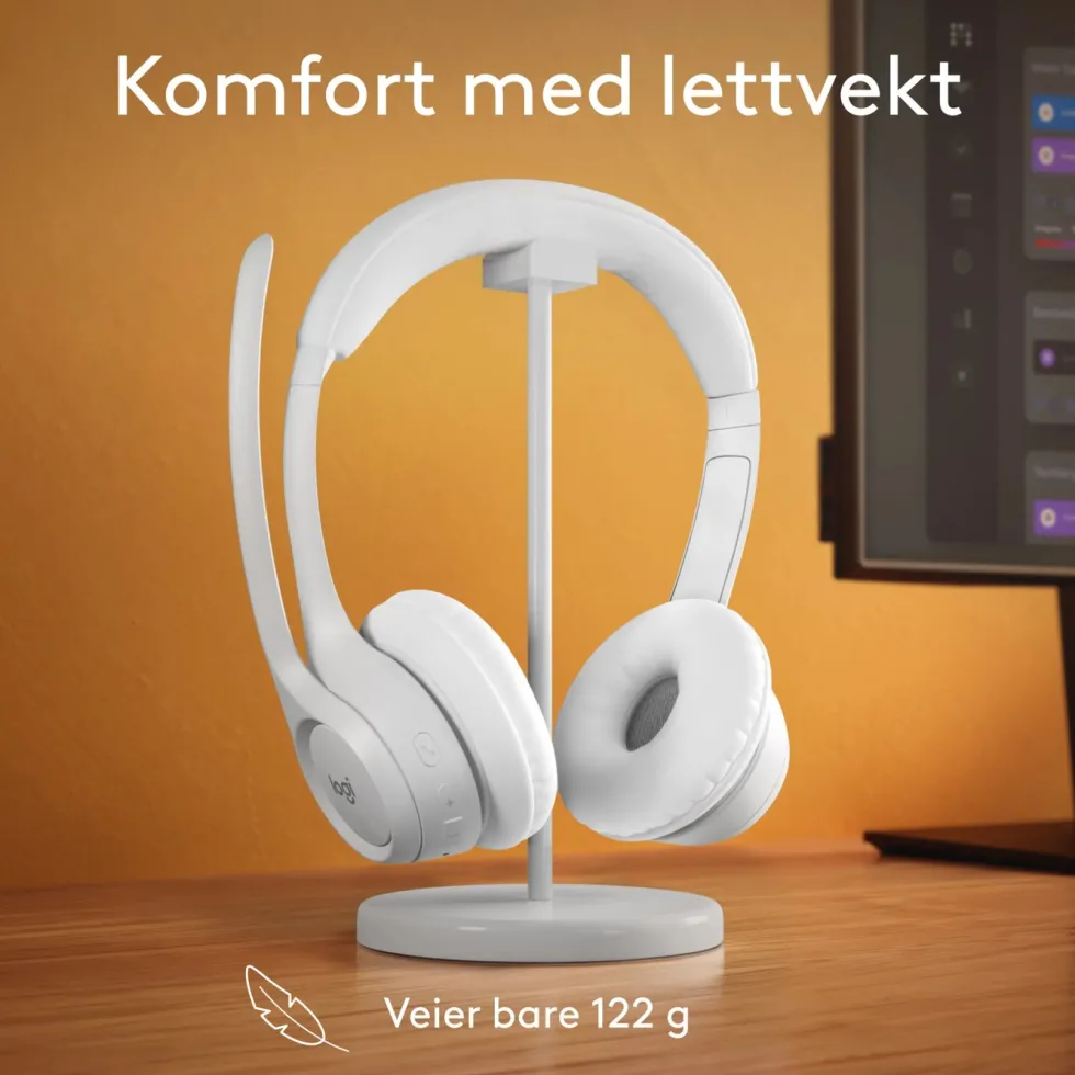 Logitech Zone 300 Trådløst headset Off-white