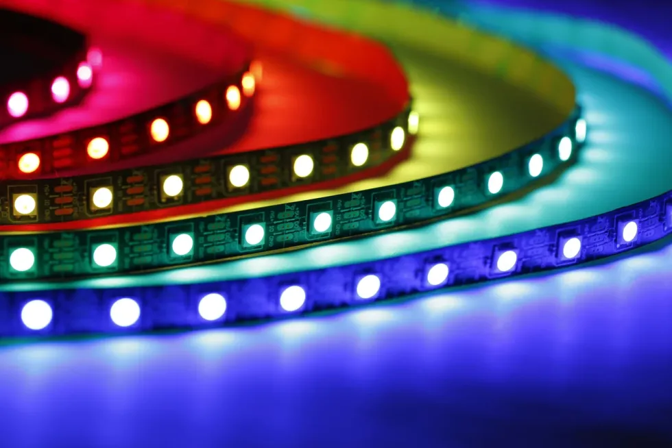 Luxorparts Adresserbar RGB LED-list 1 m