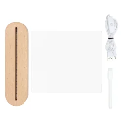 Luxorparts Akryl-LED-tavle for meldinger og tegninger