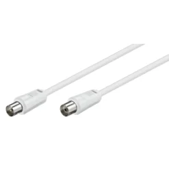 Luxorparts Antennekabel, hvit 10 m