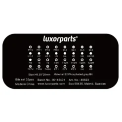 Luxorparts Bit-sett 32 deler