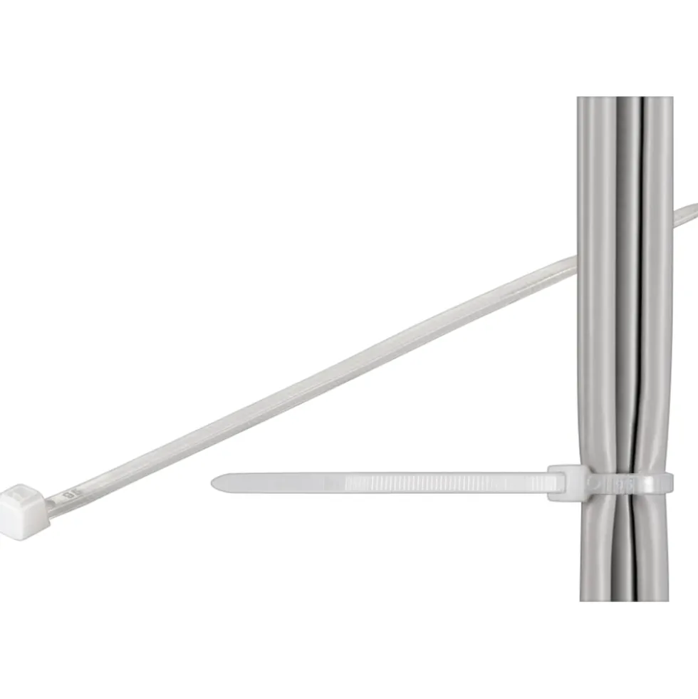 Luxorparts Buntebånd 300 x 4,8 mm 100-pk. gjennomsiktig