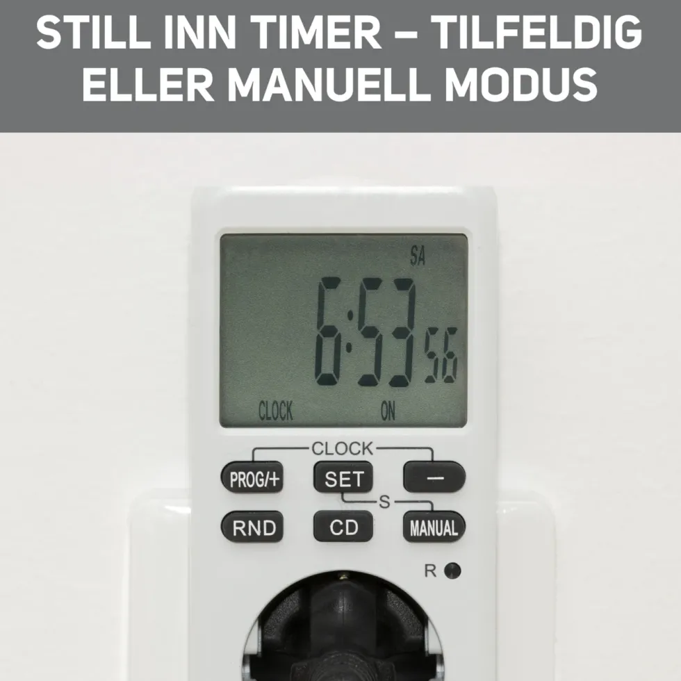 Luxorparts Digital timer 7 døgn