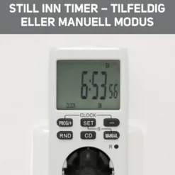 Luxorparts Digital timer 7 døgn