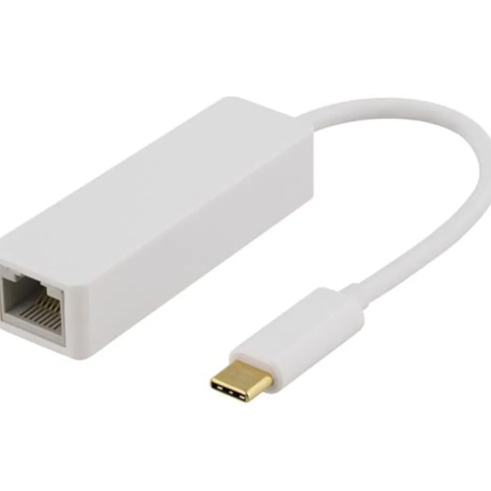 Luxorparts Gigabit-nettverkskort USB-C Hvit