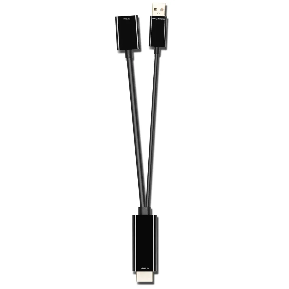 Luxorparts HDMI til Displayport - aktiv adapter