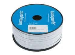 Luxorparts Høyttalerkabel 1,5 mm², hvit 25 m