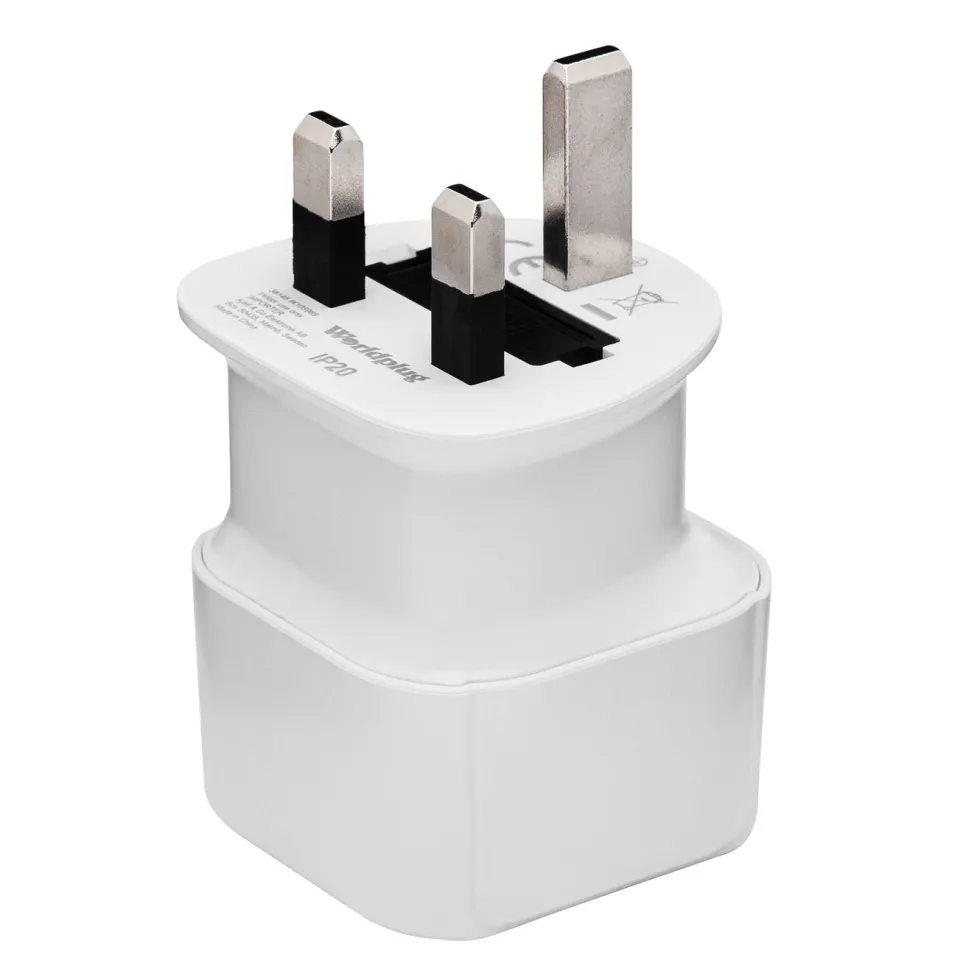 Luxorparts Jordet reiseadapter Storbritannia