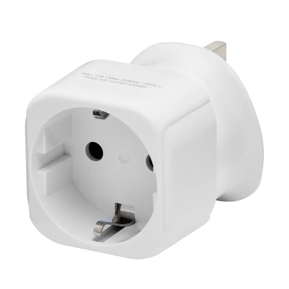 Luxorparts Jordet reiseadapter Storbritannia