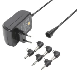 Luxorparts Justerbar strømadapter 3–12 V (DC) 18 W